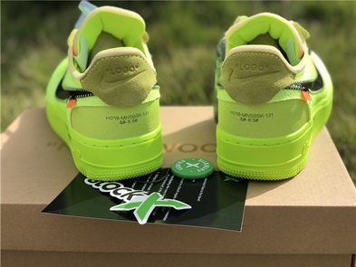 OFF-WHITE x Nike Air Force 1 “Volt”-010