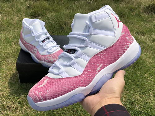 AirJordan 11 High Top Snakeskin Pink