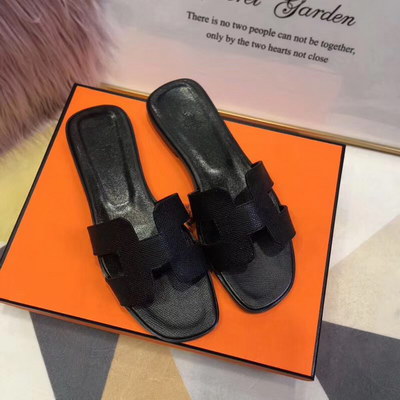 H**mes slippers women(aaa)-013
