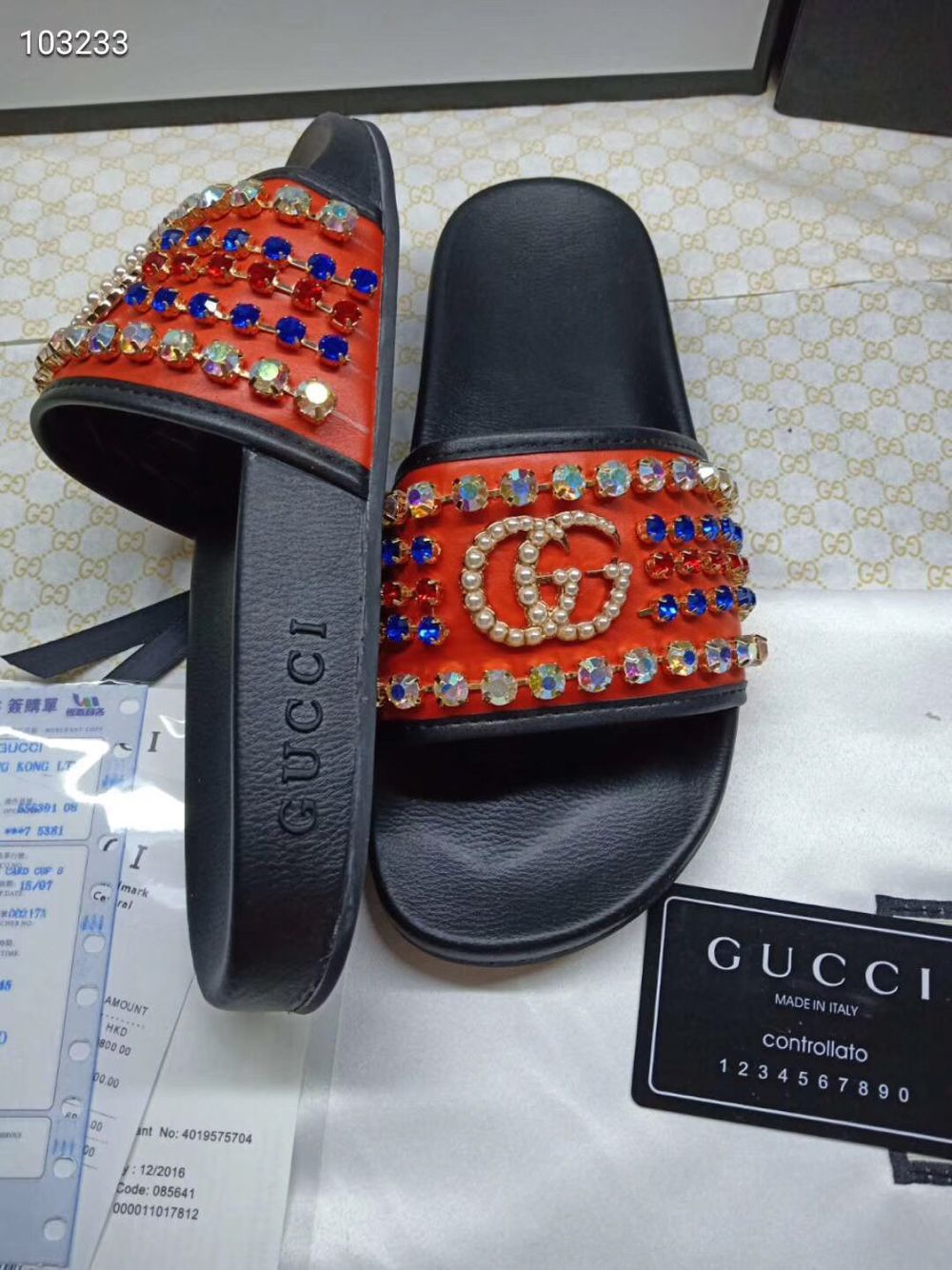 G*u*i slippers(aaa)-333