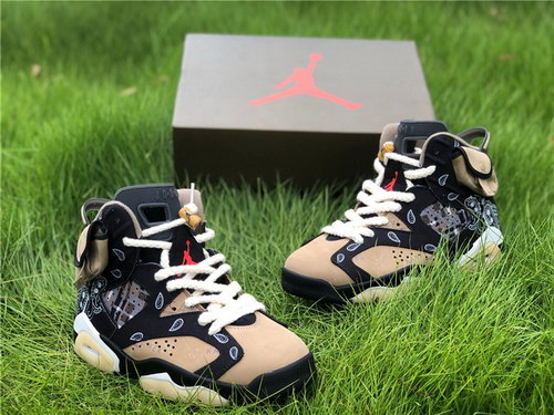 Air Jordan 6s Travis Scott Beige