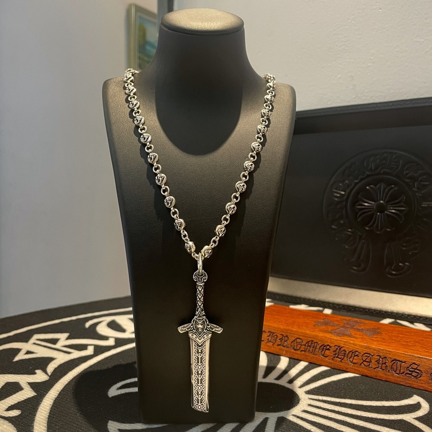 Chrome Heart Necklace-075