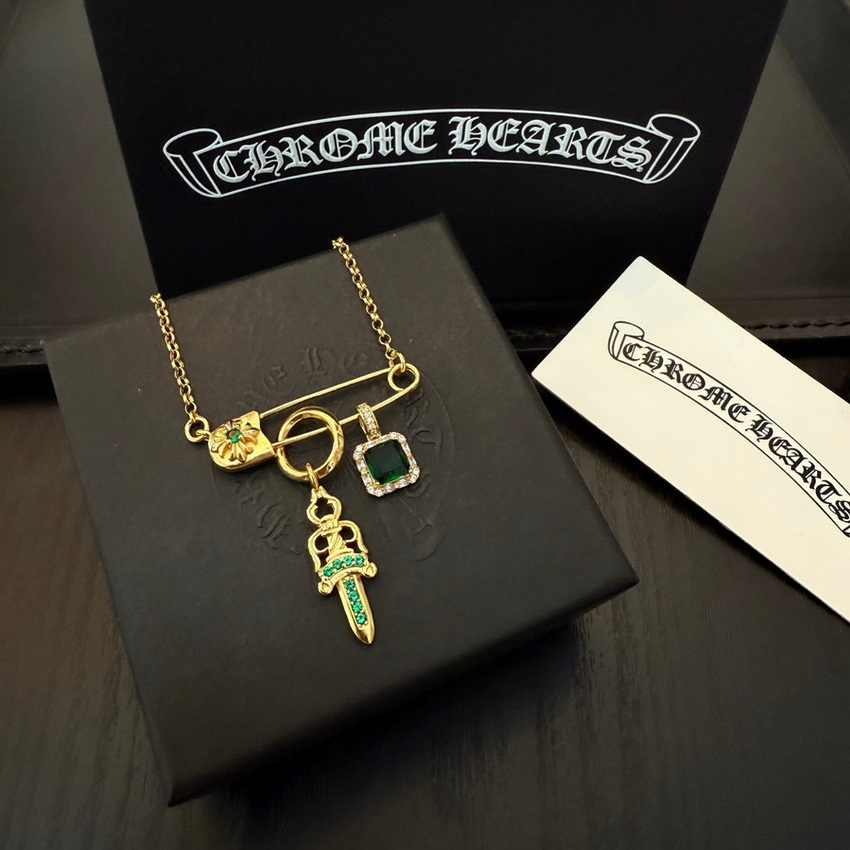 Ch*0me heart necklace-115