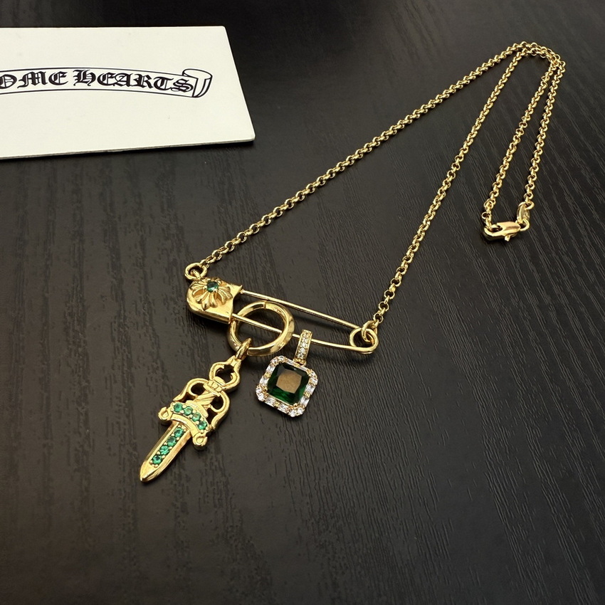 Ch*0me heart necklace-115