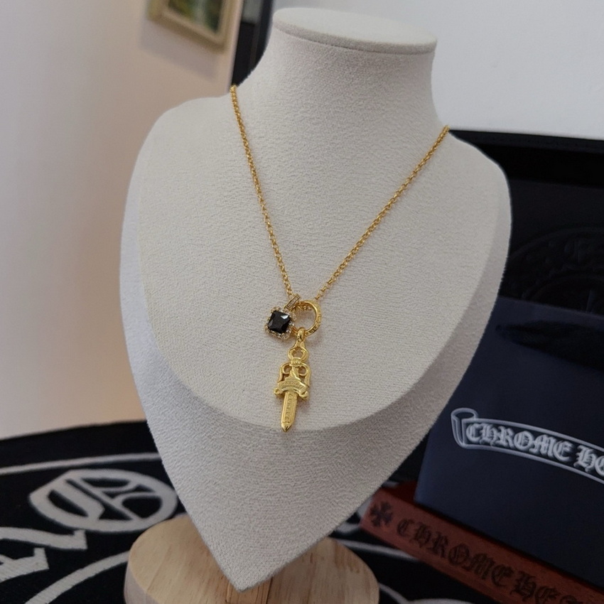 Ch*0me heart necklace-117