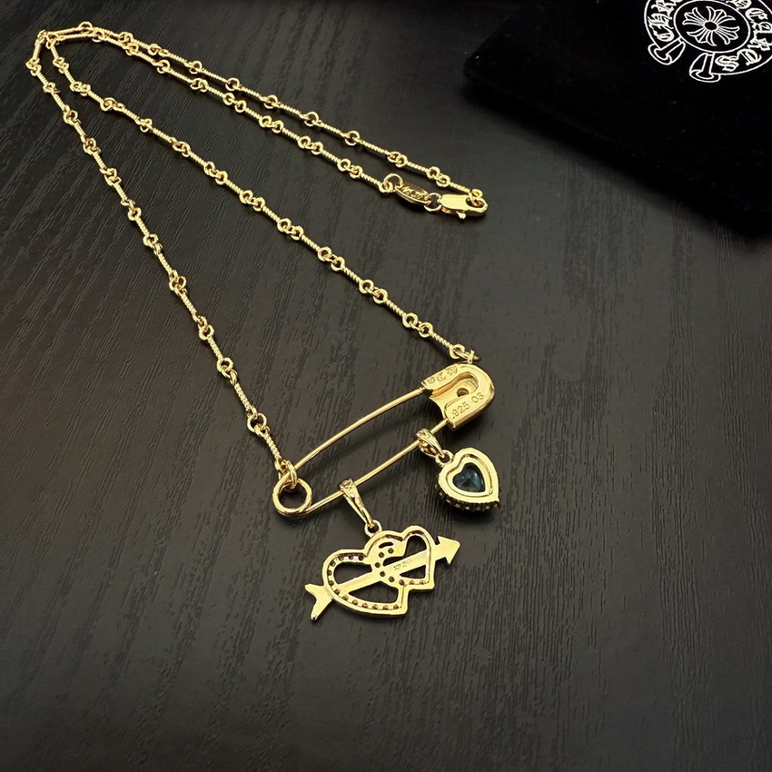 Ch*0me heart necklace-119