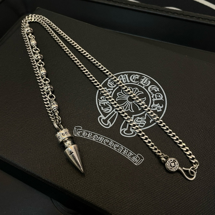 Ch*0me heart necklace-128