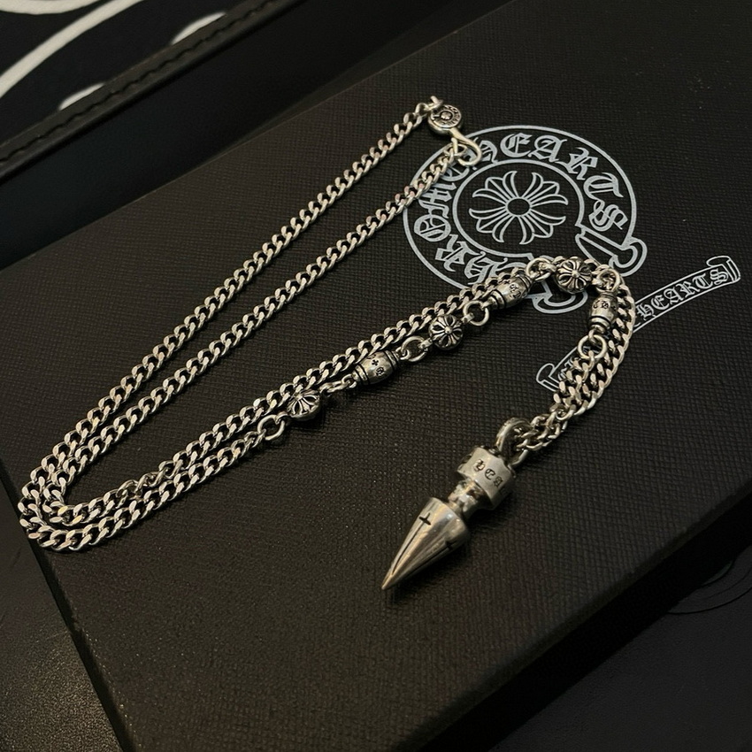 Ch*0me heart necklace-128