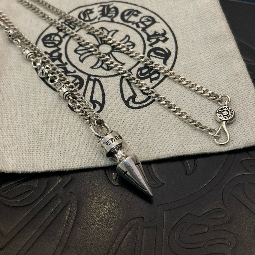 Ch*0me heart necklace-128